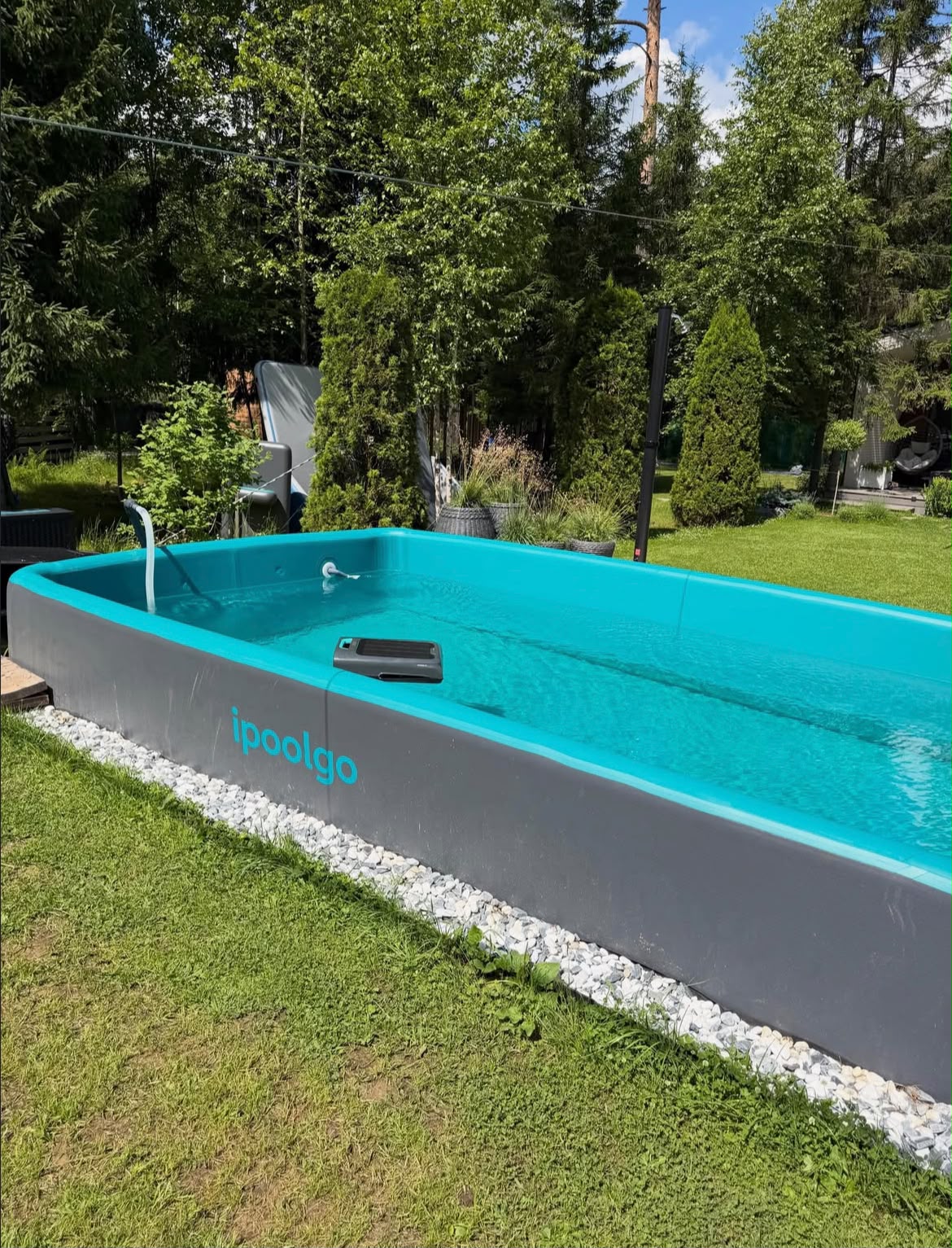 IPOOLGO Piscinas Rectangulares PVC Drop Stich.