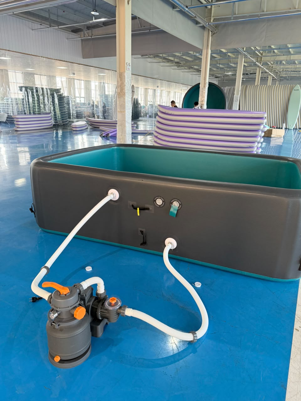 IPOOLGO Piscinas Rectangulares PVC Drop Stich.
